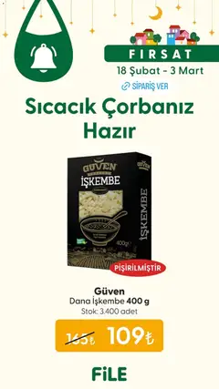 18.02.2026 tarihinden itibaren geçerli olan File Market kataloğu önizlemesi