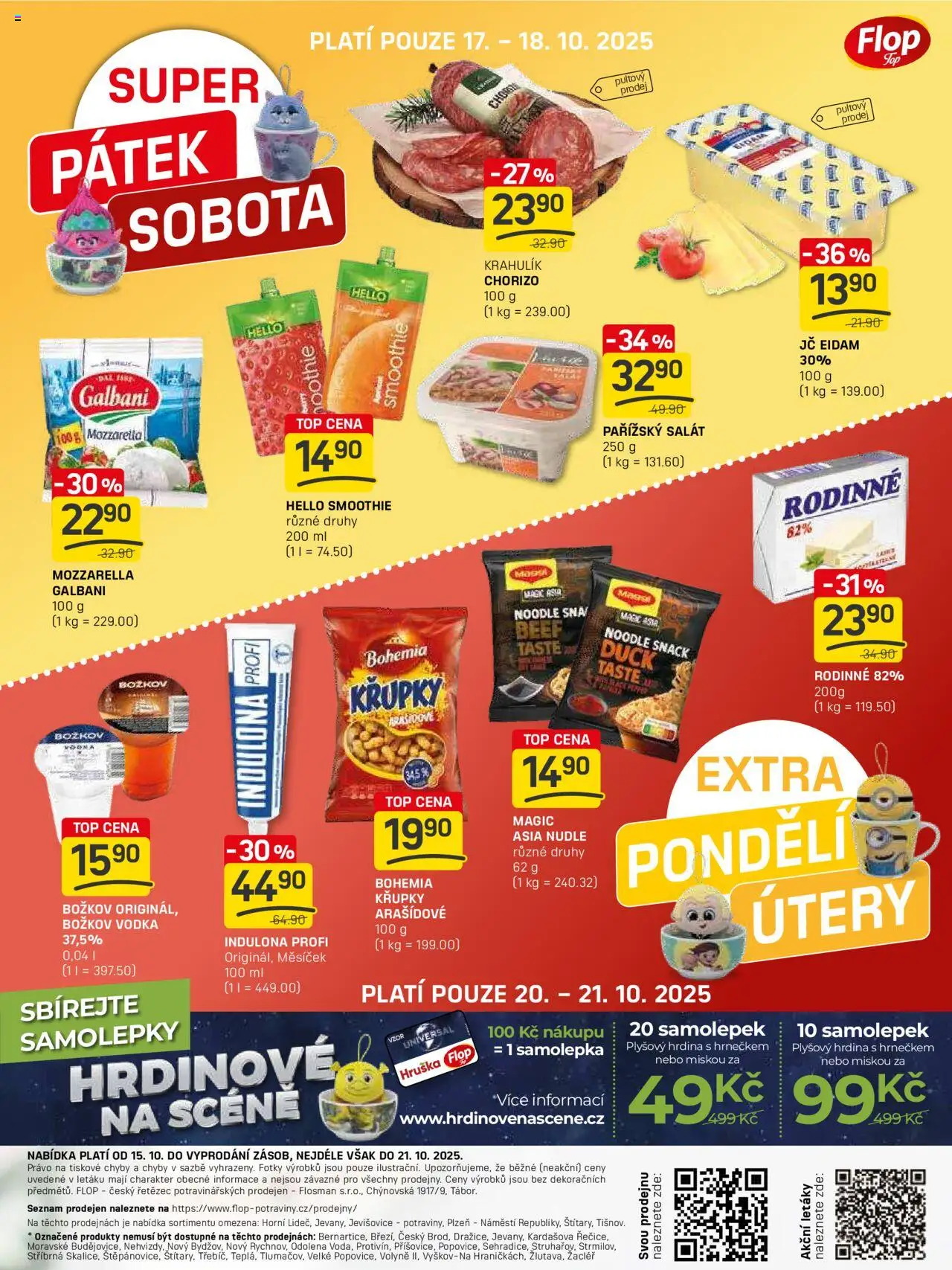 Flop leták - FlopTop od 15.10.2025 | Strana: 12 | Produkty: Eidam, Smoothie, Božkov, Chorizo