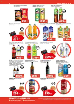 PRIVÁT akciós ujság - amely érvényes a következő dátumtól: 18.09.2025 | Oldal: 6 | Termékek: Chips, Arany ászok, Bor, Paprika babura