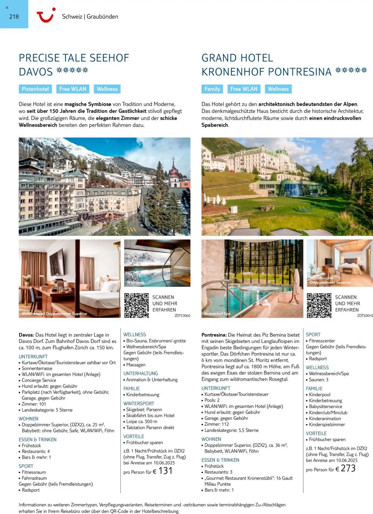 TUI Prospekt 	 – gültig ab 01.11.2024 | Seite: 218 | Produkte: Babybett, Föhn