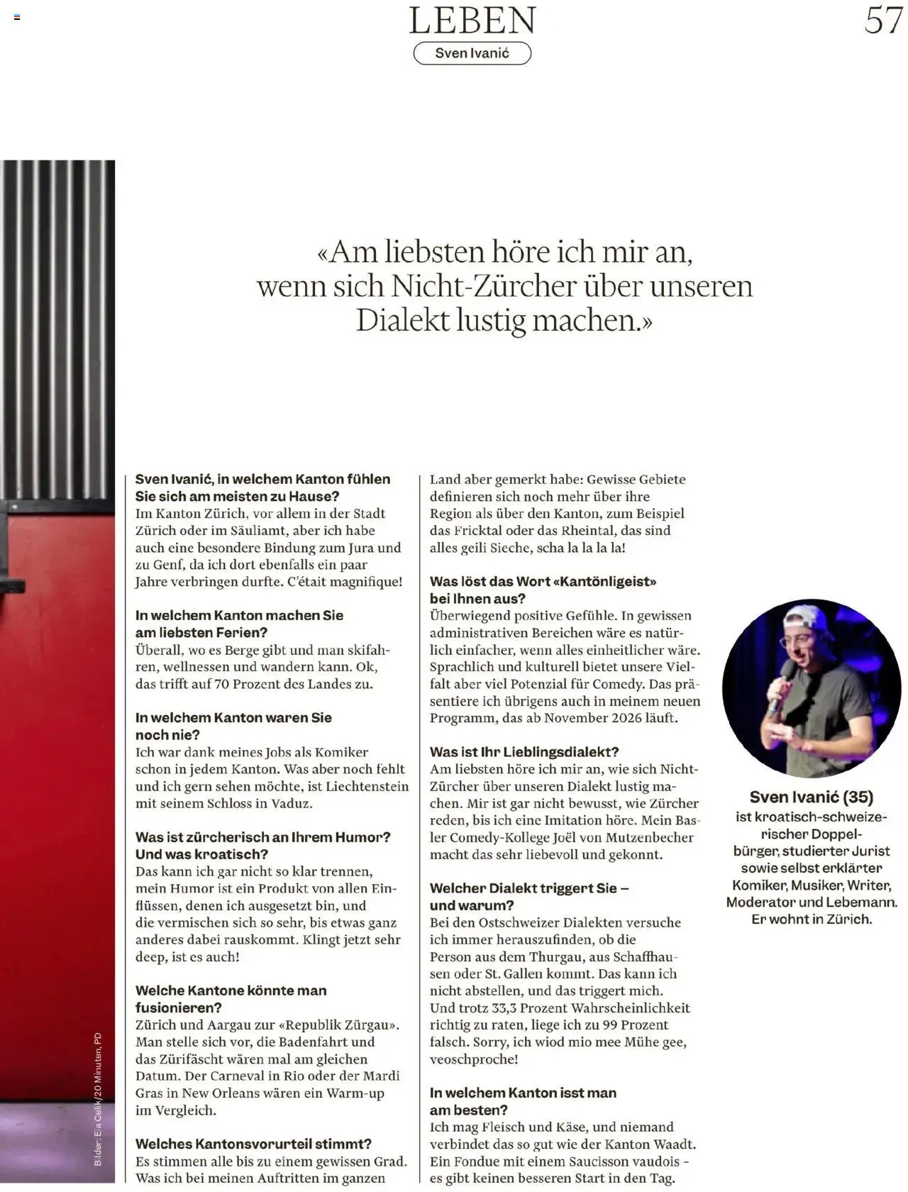 Migros Magazin – gültig ab 20.10.2025 | Seite: 57 | Produkte: Jura, Liege, Sehen, Bilder