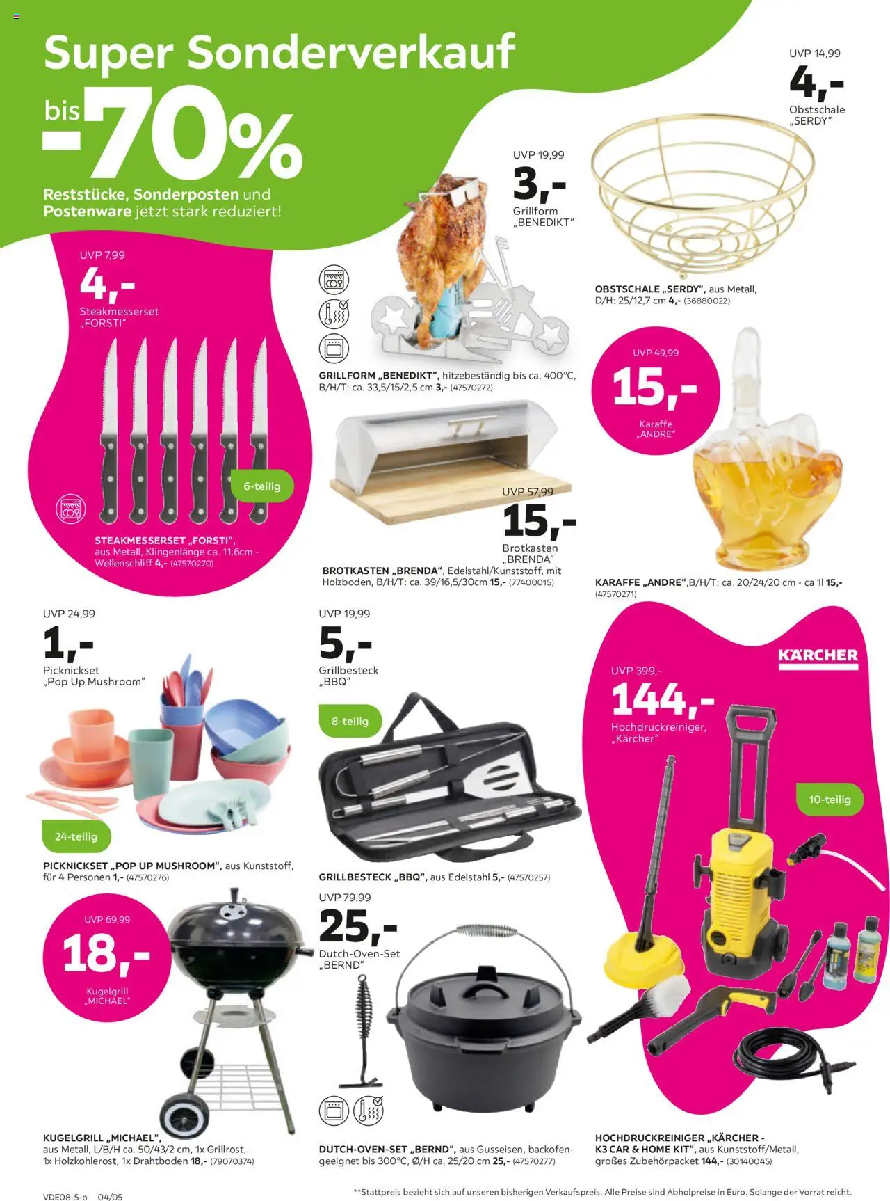 Mömax Super Sonderverkauf bis 70% - gültig ab dem 12.08.2025 | Seite: 4 | Produkte: Backofen, Hochdruckreiniger