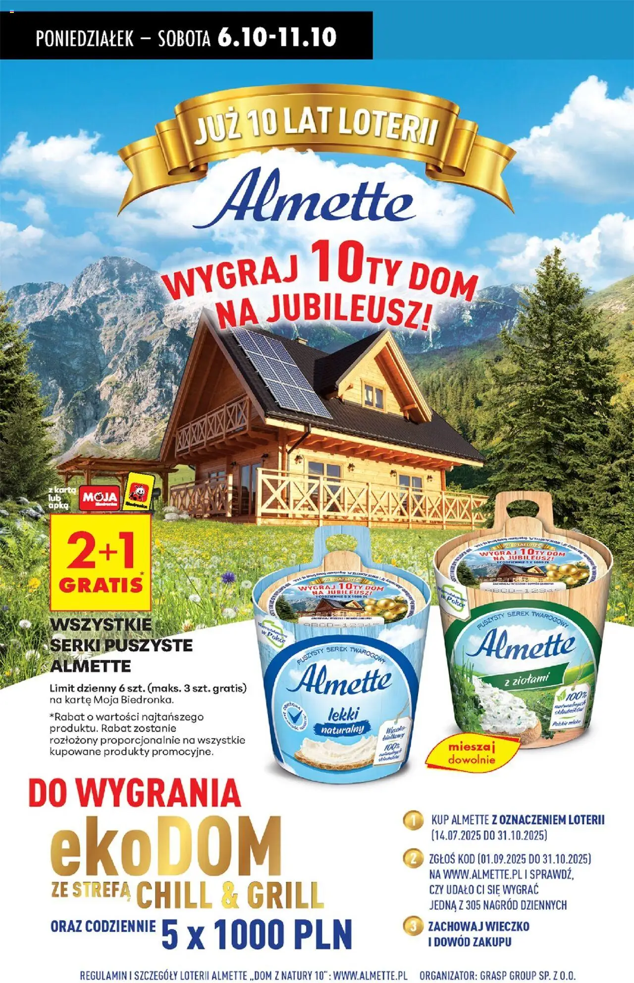 Biedronka gazetka od 06.10.2025 | Strona: 81 | Produkty: Karta, Serek, Grill