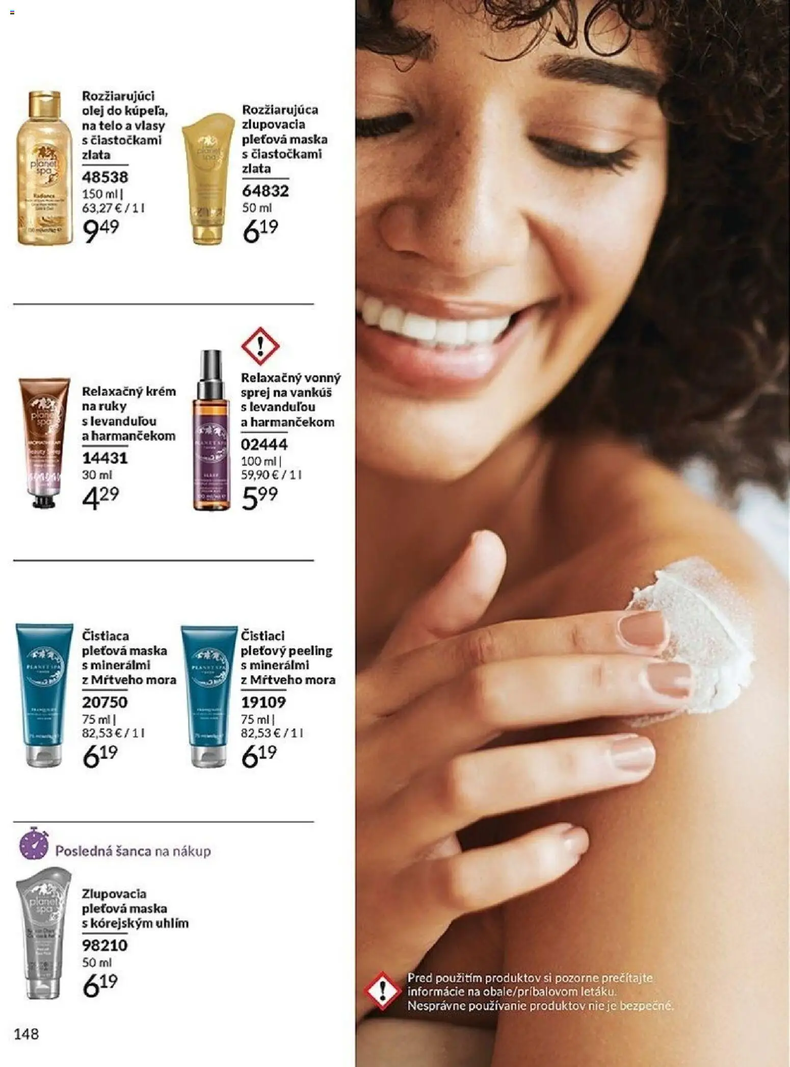 Nové Avon akcie – leták je platný od 01.05.2026 | Strana: 148 | Produkty: Vankúš, Maska, Krém