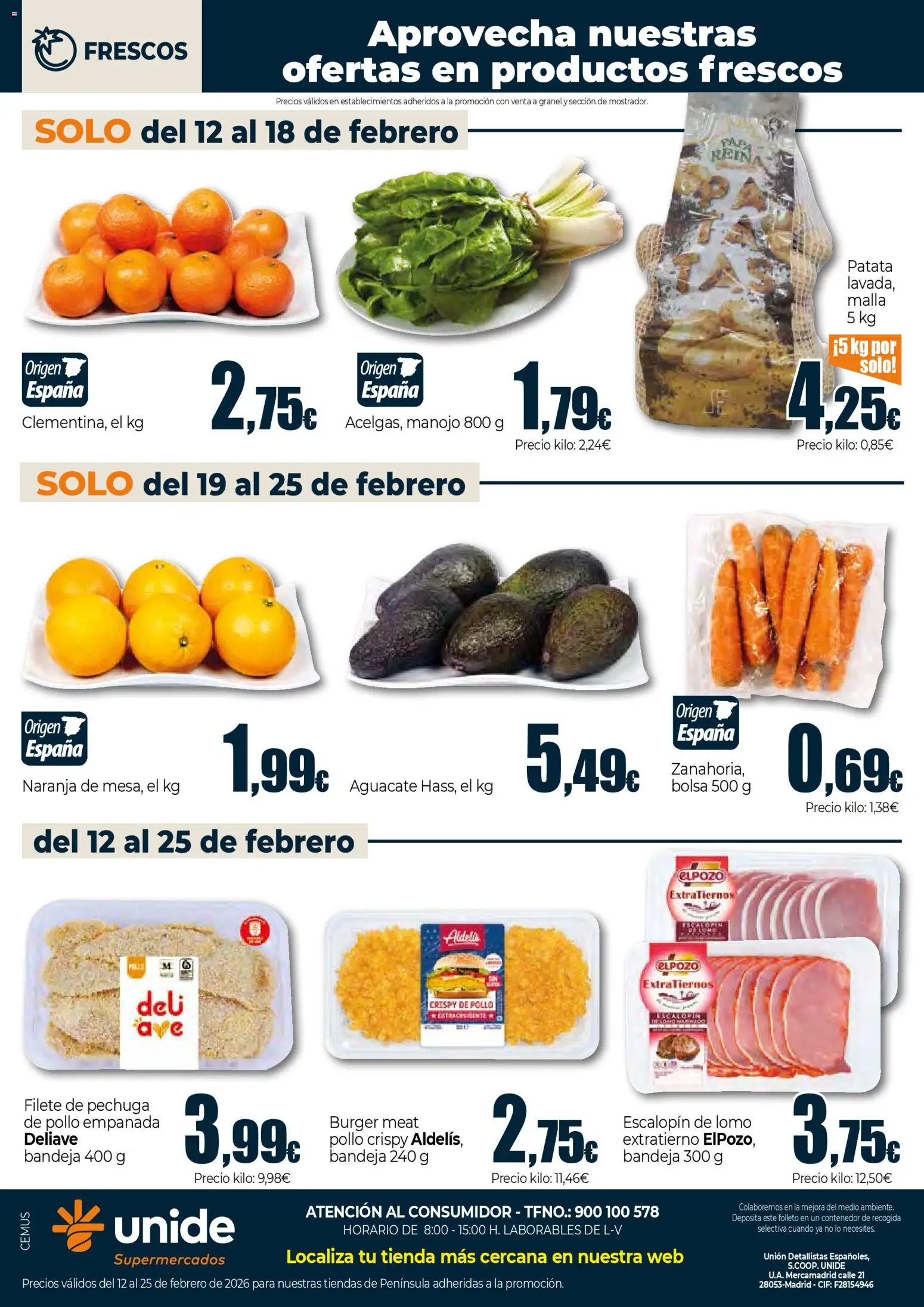 Unide -  Super │ válido desde el 12.02.2026 | Página: 4 | Productos: Bolsa, Filete, Bandeja