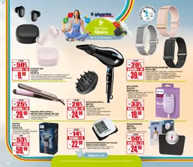 Anteprima del volantino Il Gigante volantino Benessere valido a partire dal 12.03.2026 | Pagina: 20 | Prodotti: Xiaomi, Rasoio, Epilatore, Asciugacapelli