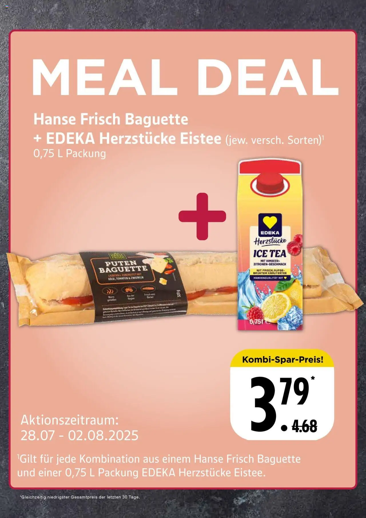 Edeka prospekt Großenwiehe	 - gültig ab dem 27.07.2025 | Seite: 28 | Produkte: Baguette, Tomaten, Zwiebeln