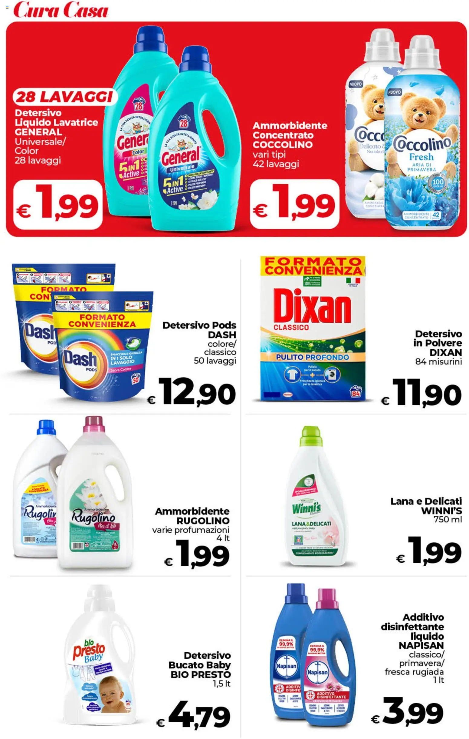 Volantino COOP del 06.03.2026 | Pagina: 39 | Prodotti: Ammorbidente, Lavatrice
