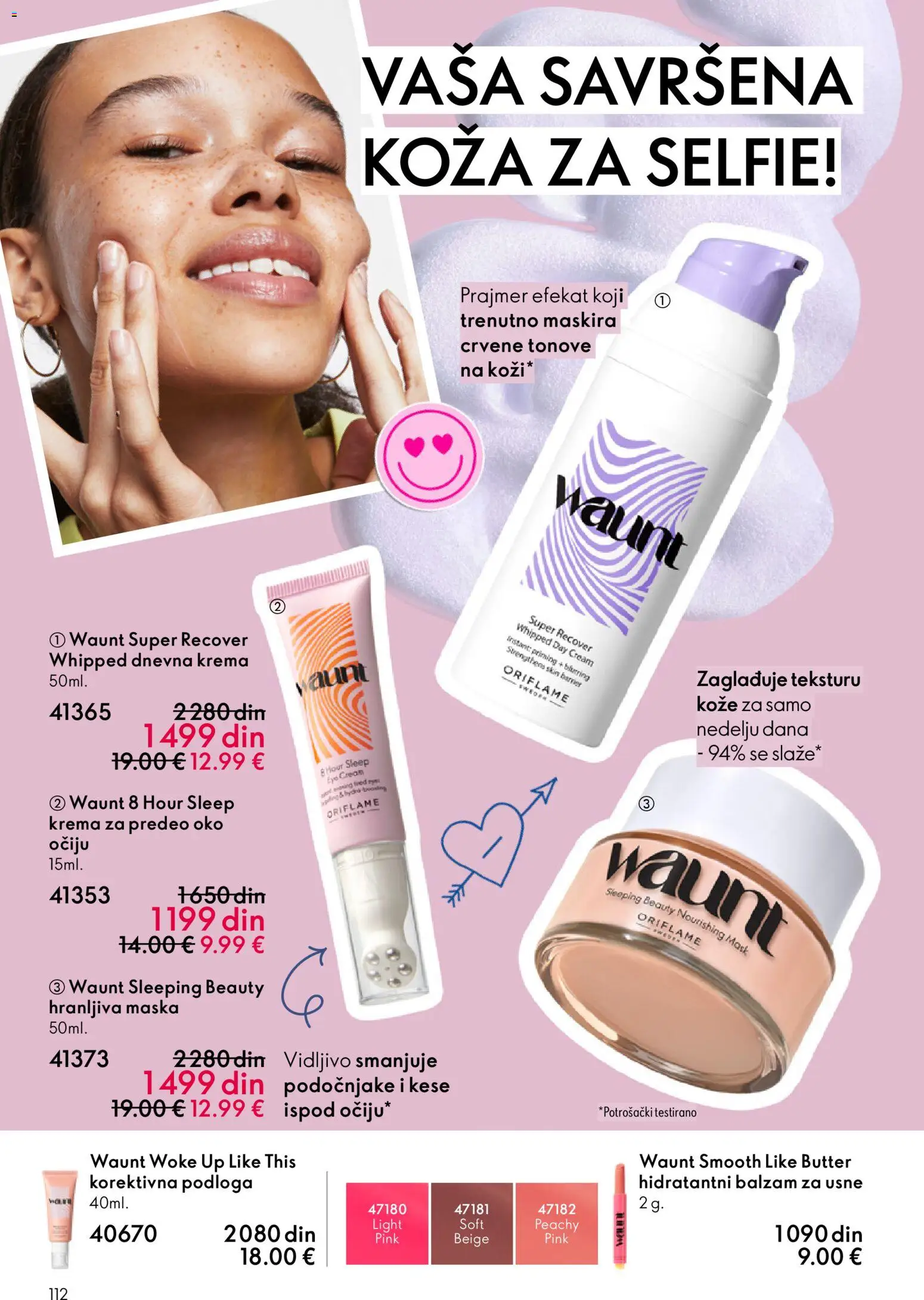 Oriflame katalog - važi od 28.01.2026 | Strana: 112 | Proizvode: Balzam, Krema, Maska