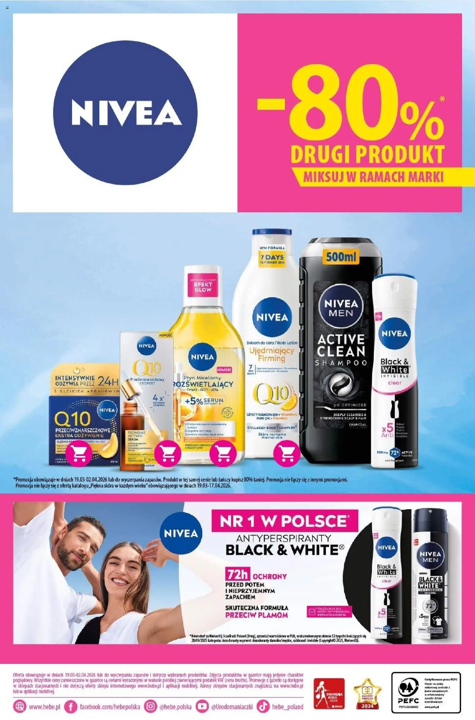 Hebe gazetka od 19.03.2026 | Strona: 22 | Produkty: Szampon, Body, Antyperspirant, Lotion