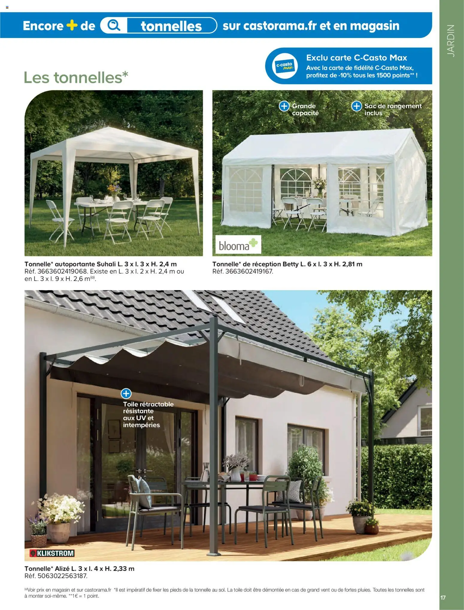 {H1} | Page: 17 | Produits: Sac, Tonnelle