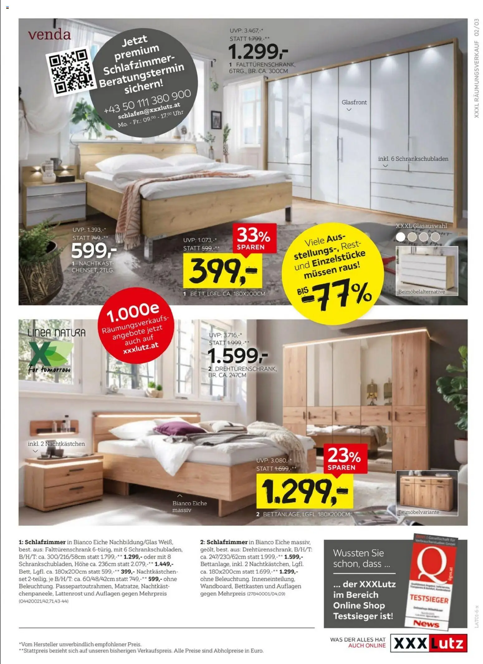 XXXLutz Schlafzimmer  gültig ab 29.12.2025 | Seite: 3 | Produkte: Uhr, Lattenrost