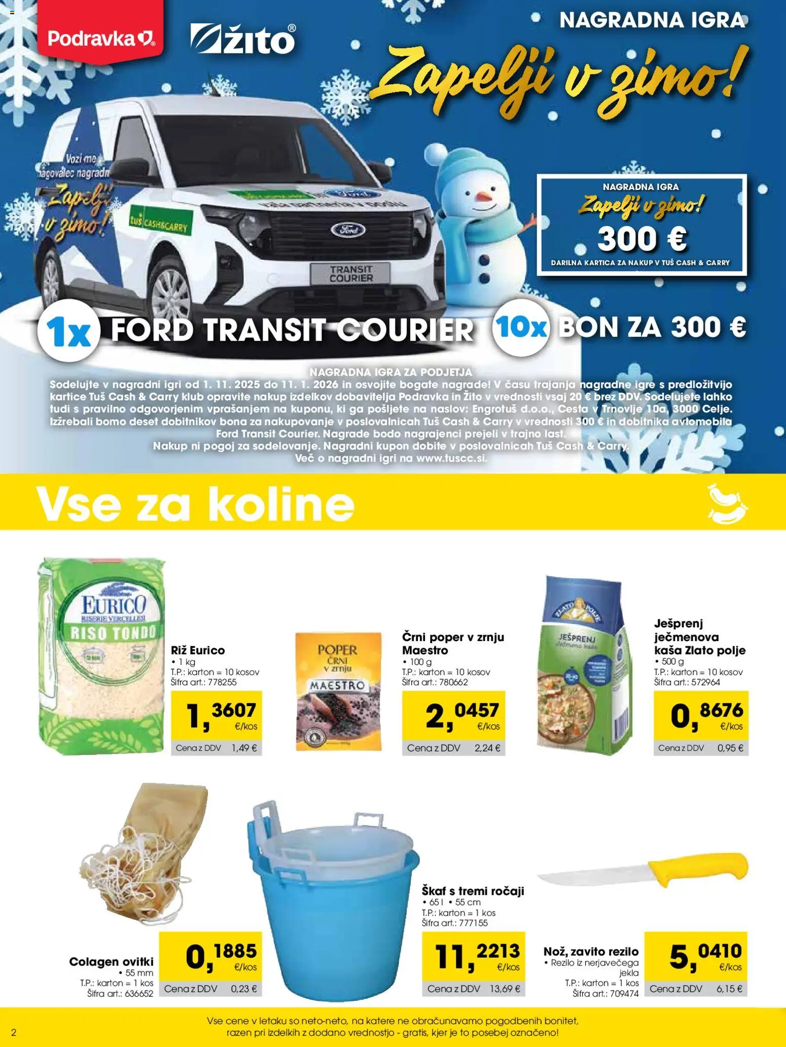 Novi Tuš katalog ponudbe – veljaven od 01.12.2025 | Stran: 2