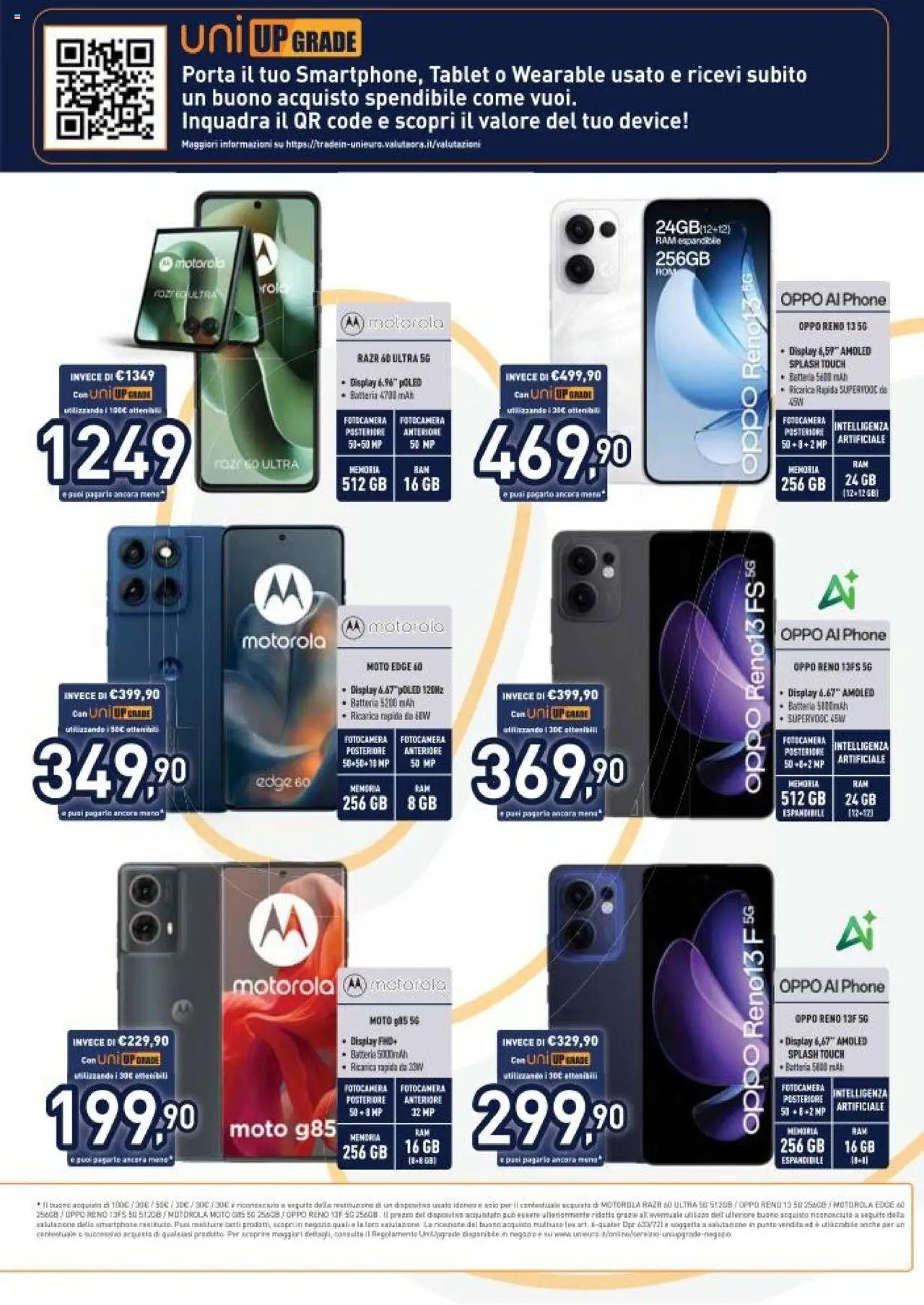 Volantino Unieuro del 30.05.2025 | Pagina: 3 | Prodotti: Tablet, Fotocamera, Batteria, Batterie