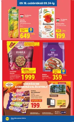 Lidl akciós ujság - amely érvényes a következő dátumtól: 18.09.2025 | Oldal: 20