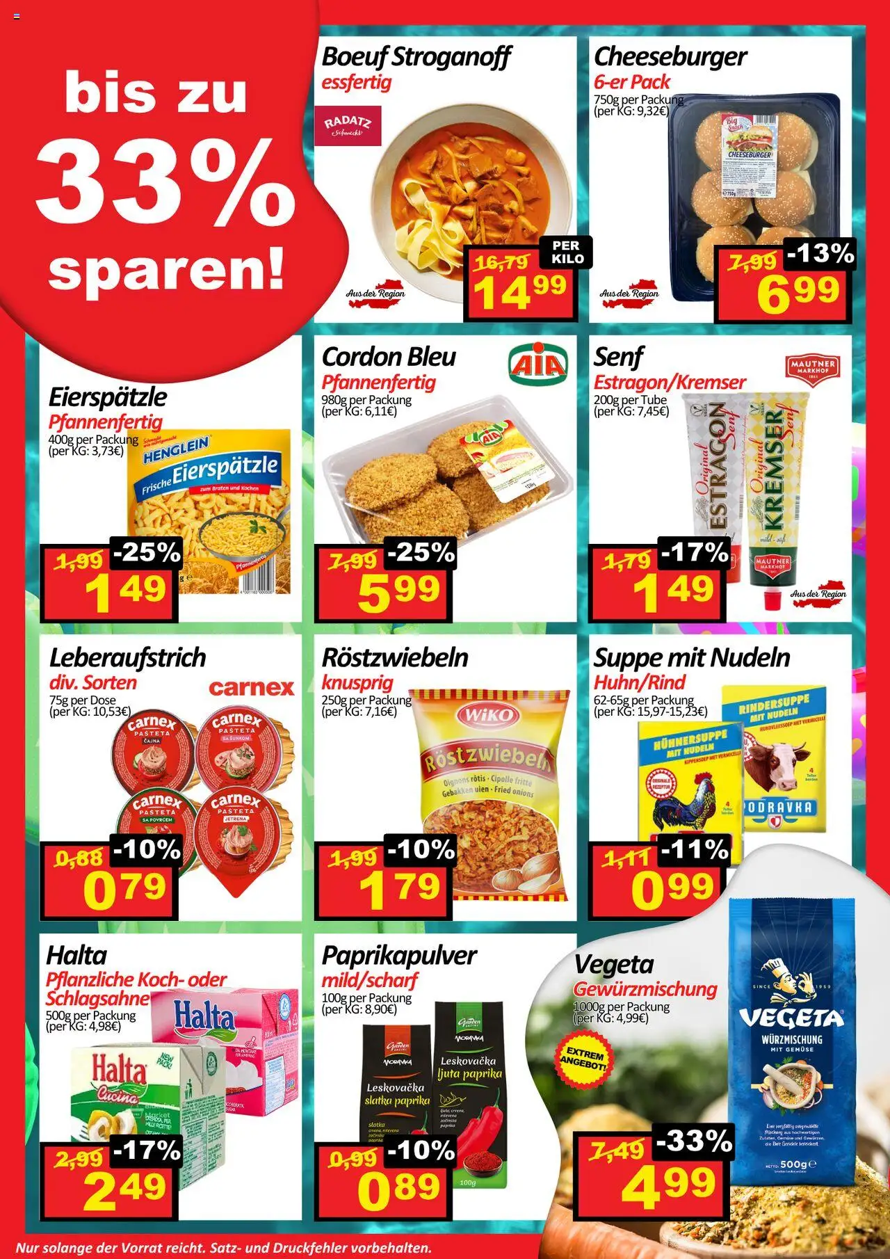 Wurstico Abholmarkt Flugblatt gültig ab 10.07.2025 | Seite: 3 | Produkte: Gemüse, Nudeln