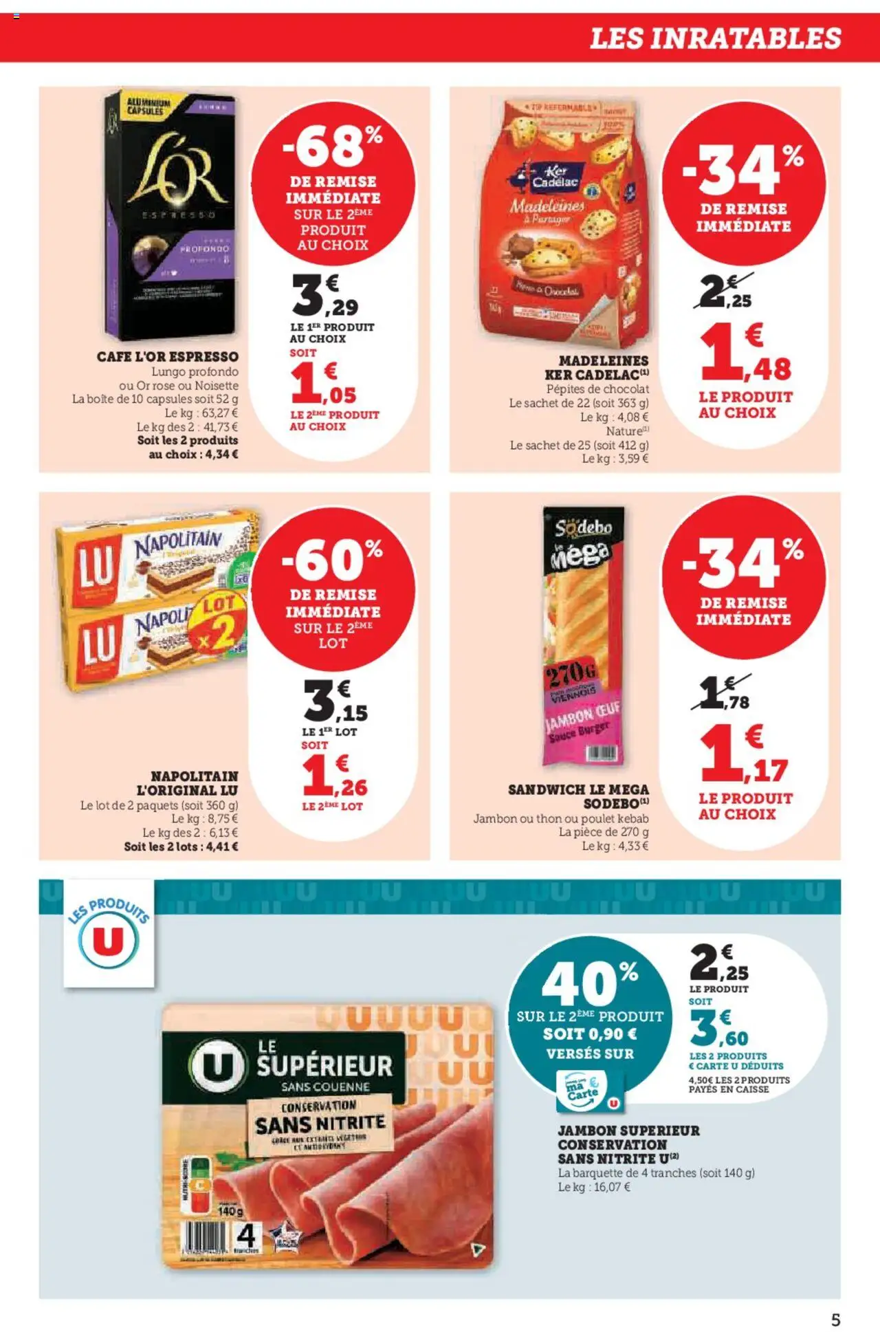  | Page: 5 | Produits: Noisette, Café, Chocolat, Biscuits