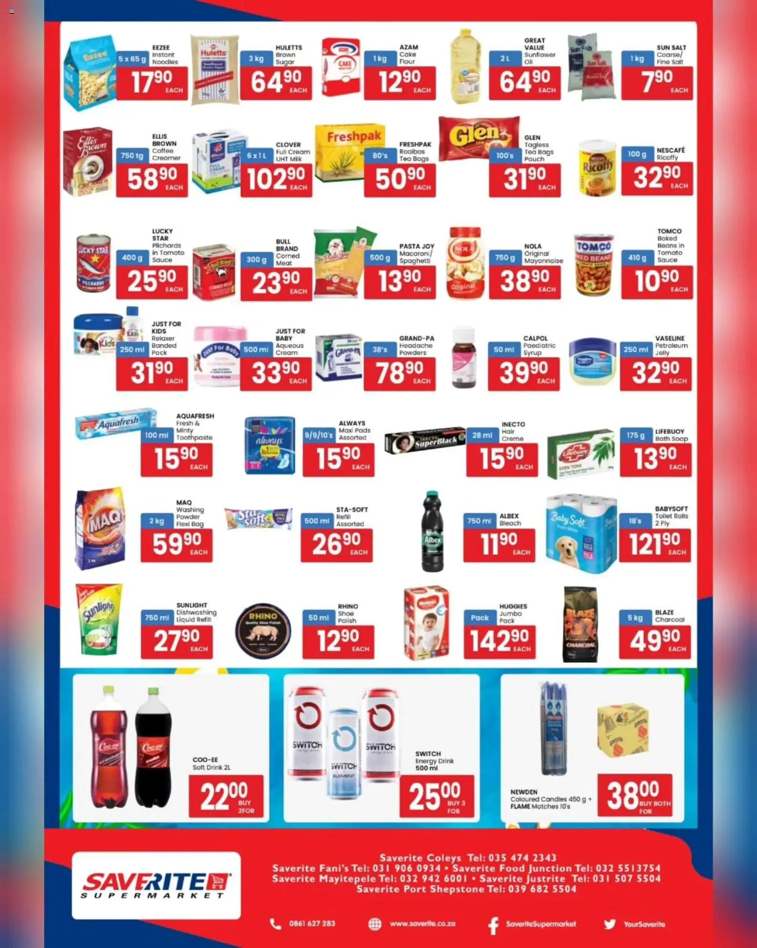 New Saverite catalogue – valid from 28.10.2025 | Page: 2 | Products: Powder, Tomato sauce, Mayonnaise, Sugar