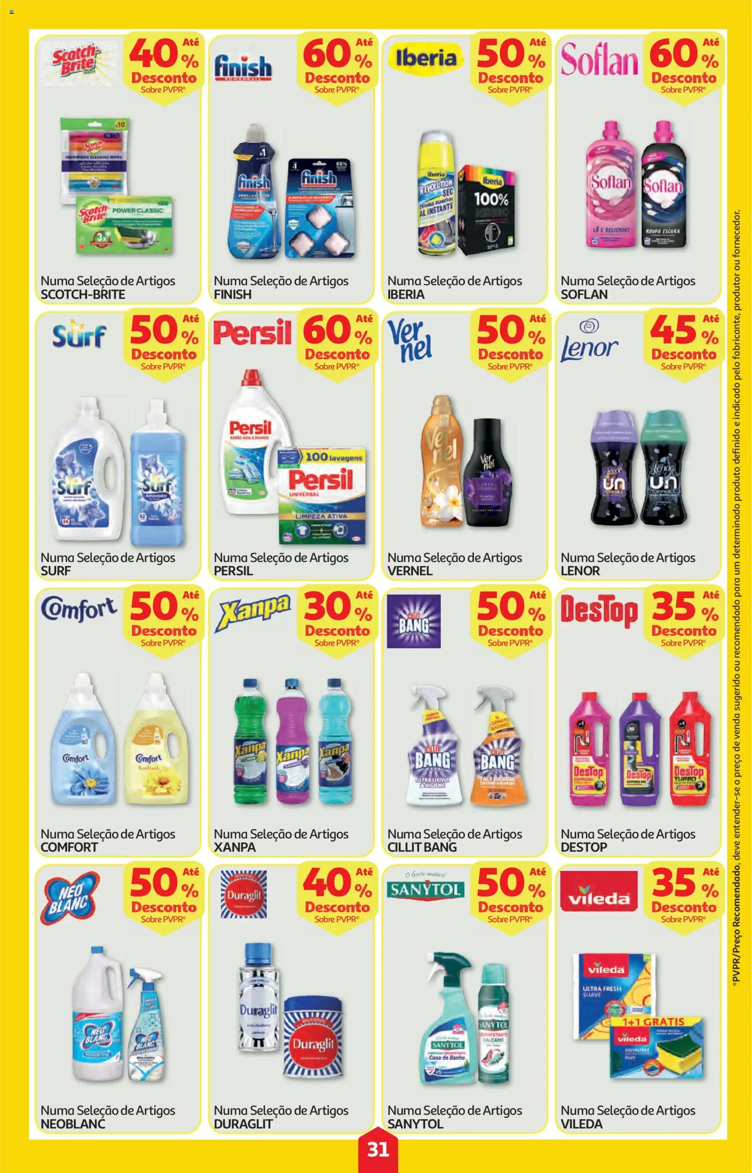 Auchan folheto │ válido de 12.02.2026 | Página: 31 | Produtos: Casa de banho, Banho, Persil