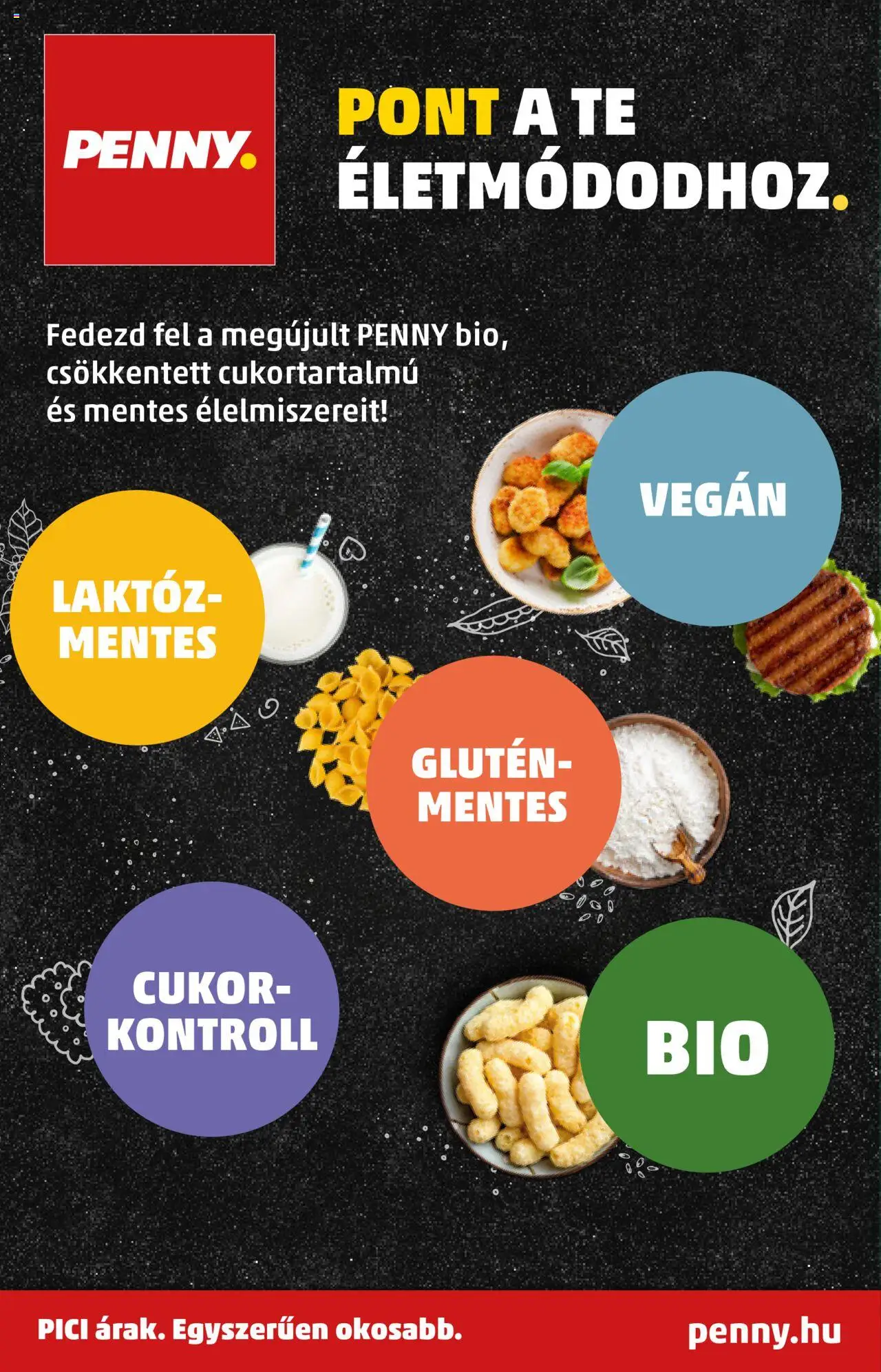 PENNY akciós ujság - amely érvényes a következő dátumtól: 01.04.2025 | Oldal: 1 | Termékek: Vegán, Cukor
