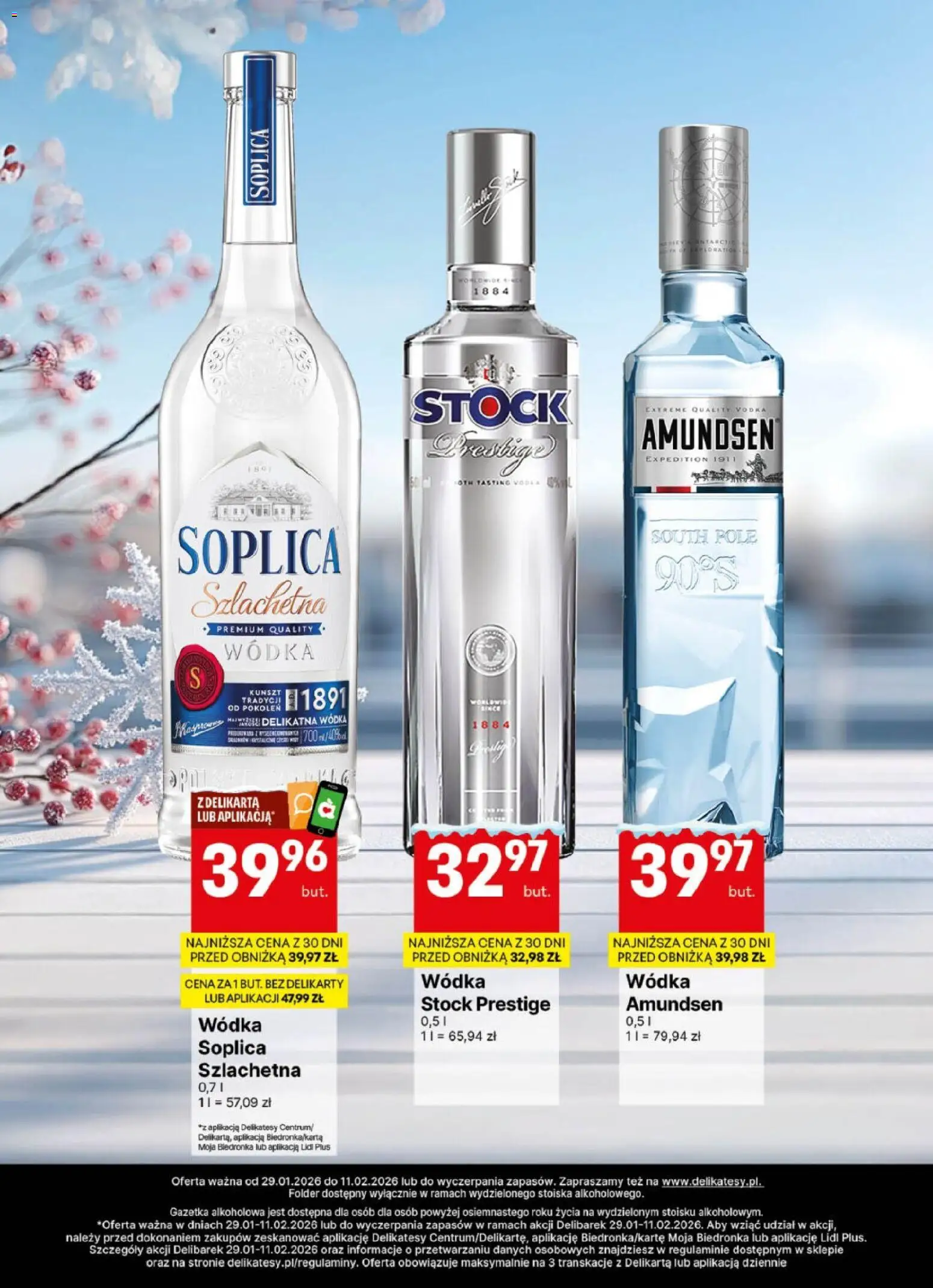Delikatesy Centrum Gazetka - DeliBarek od 29.01.2026 | Strona: 6 | Produkty: Delikatesy, Vodka, Wódka