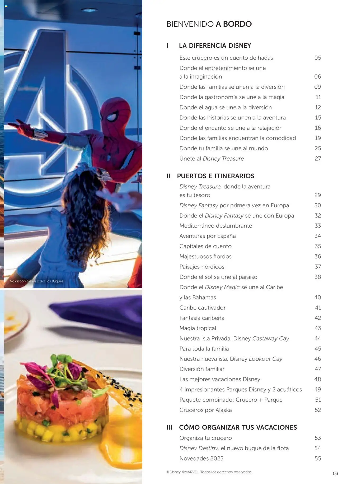 Viajes El Corte Inglés Disney Cruise Line │ válido desde el 28.01.2025 | Página: 3