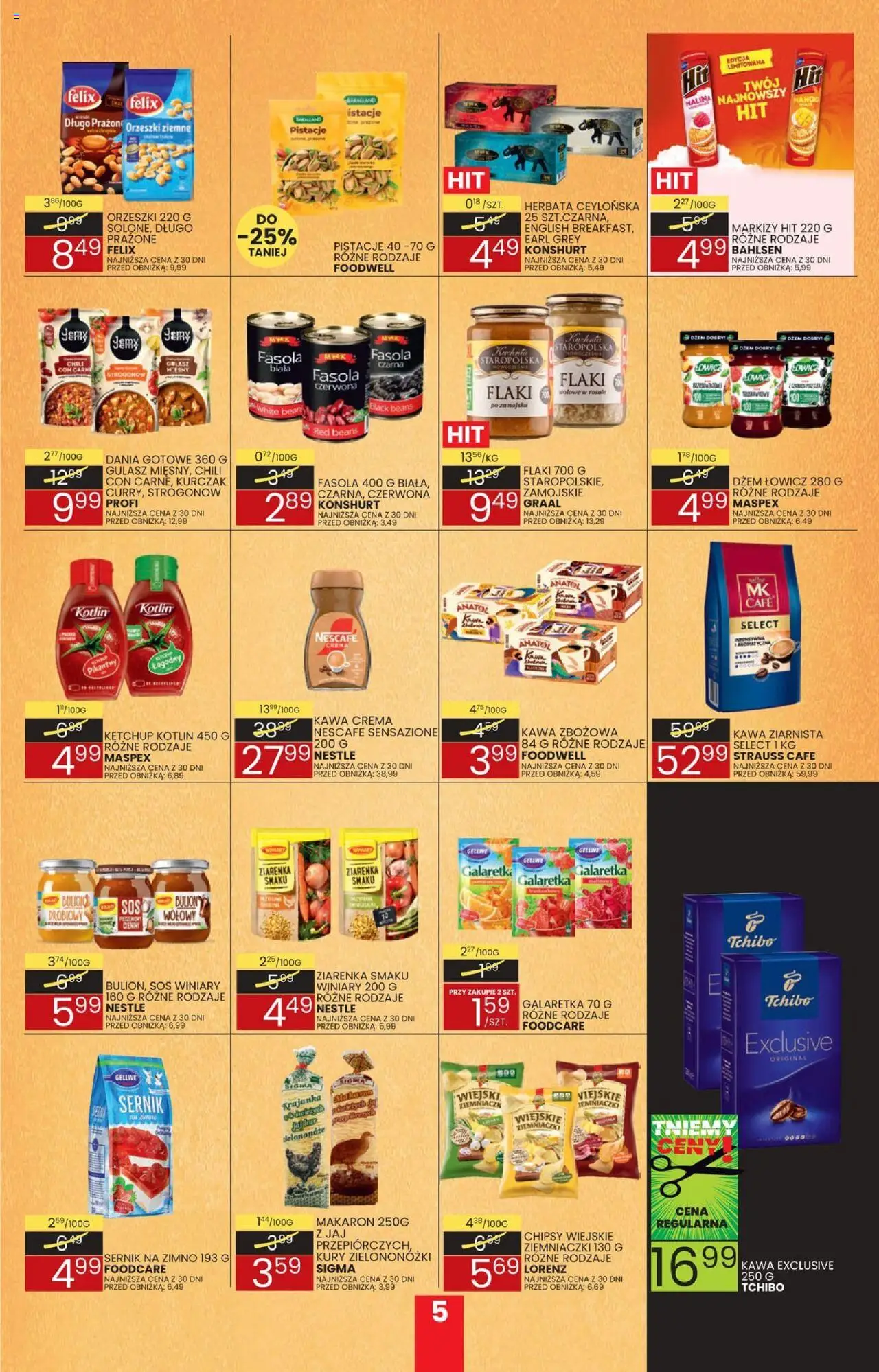 Wafelek Gazetka od 09.06.2025 | Strona: 5 | Produkty: Kurczak, Ziemniaczki, Herbata, Dania gotowe
