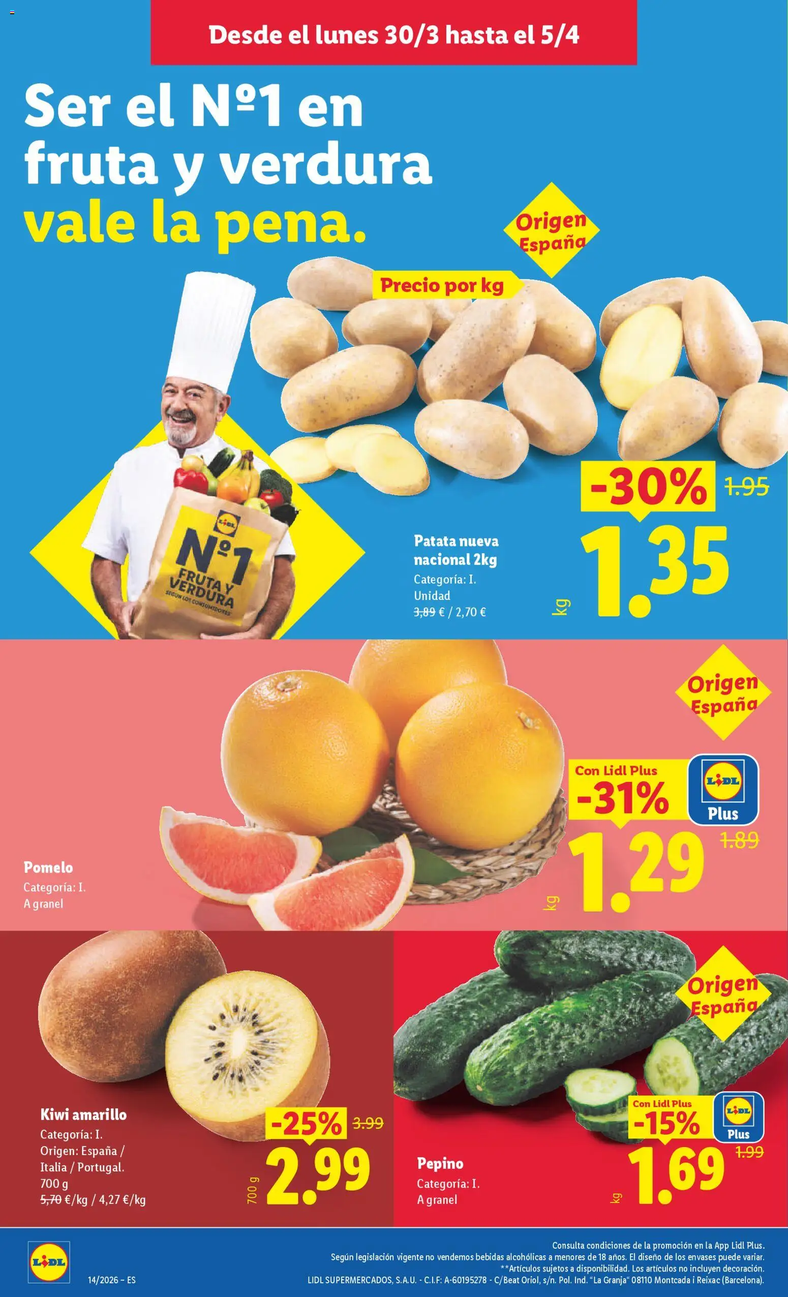 Lidl folleto │ válido desde el 30.03.2026 | Página: 4 | Productos: Στιγμιαίος καφές, Kiwi