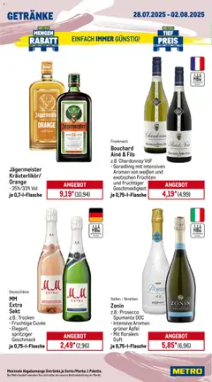 Metro Prospekt 	 - gültig ab dem 28.07.2025 | Seite: 16 | Produkte: Sekt, Duft, Prosecco, Jägermeister