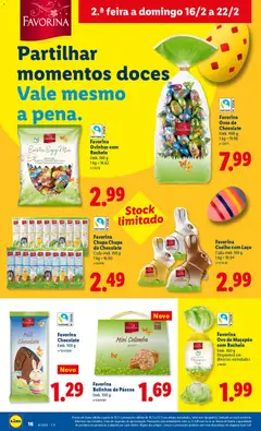 Pré-visualização Favorina Ovos de Chocolate, Emb. 400 g válido de 16.02.2026 | Página: 16 | Produtos: Ovos, Chocolate, Doces, Coelho