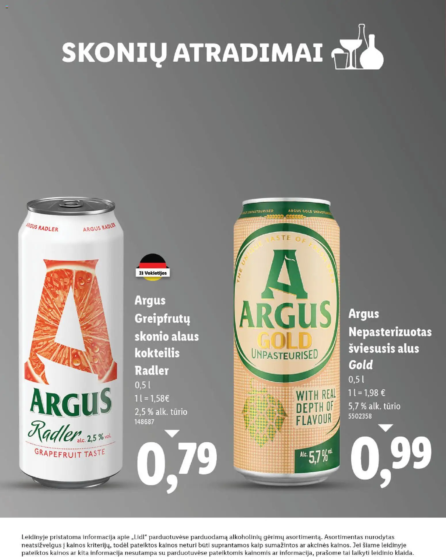 LIDL akcijos nuo 03.11.2025 | Puslapis: 12 | Prekių: Alus