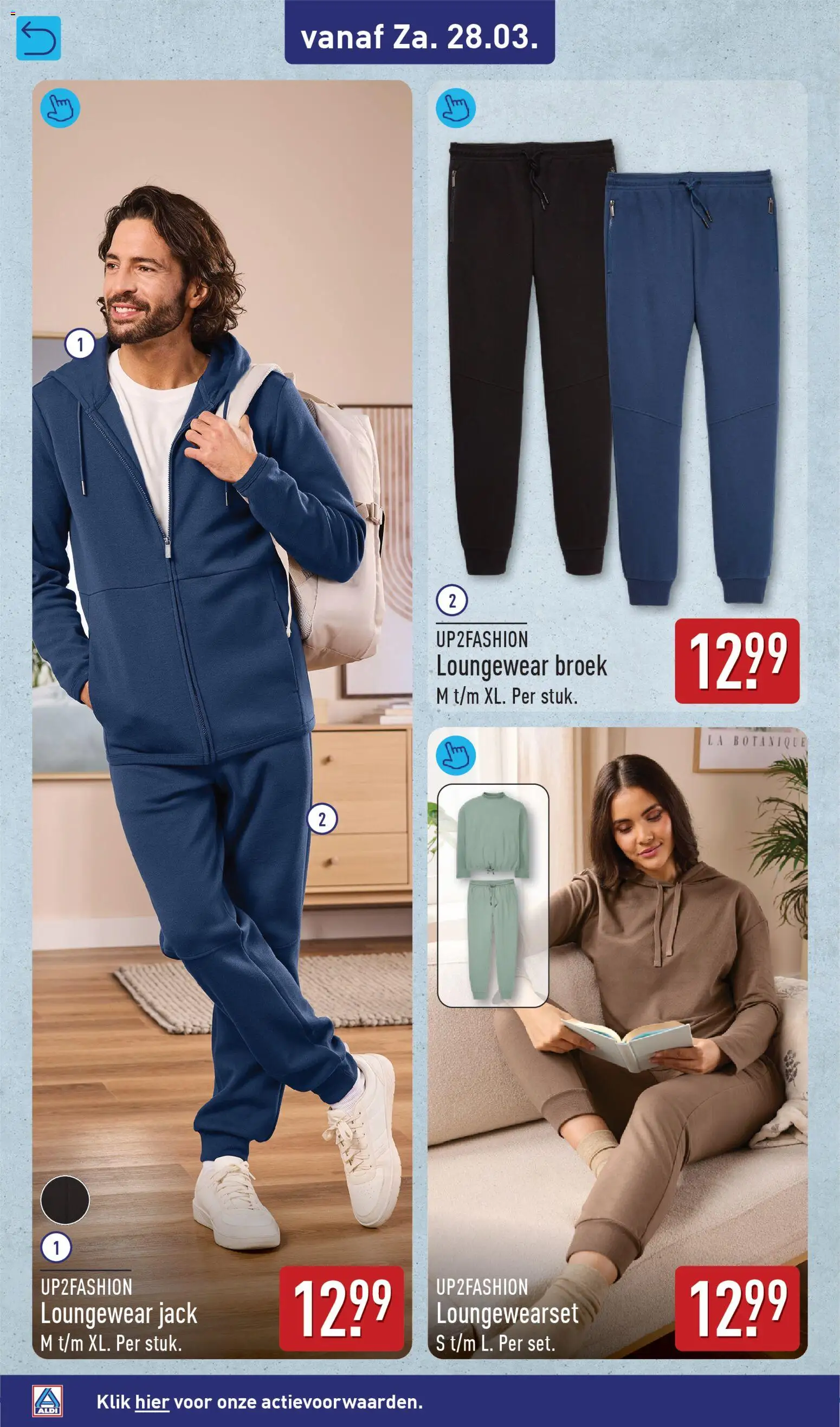 {H1} | Pagina: 14 | Producten: Broek, La