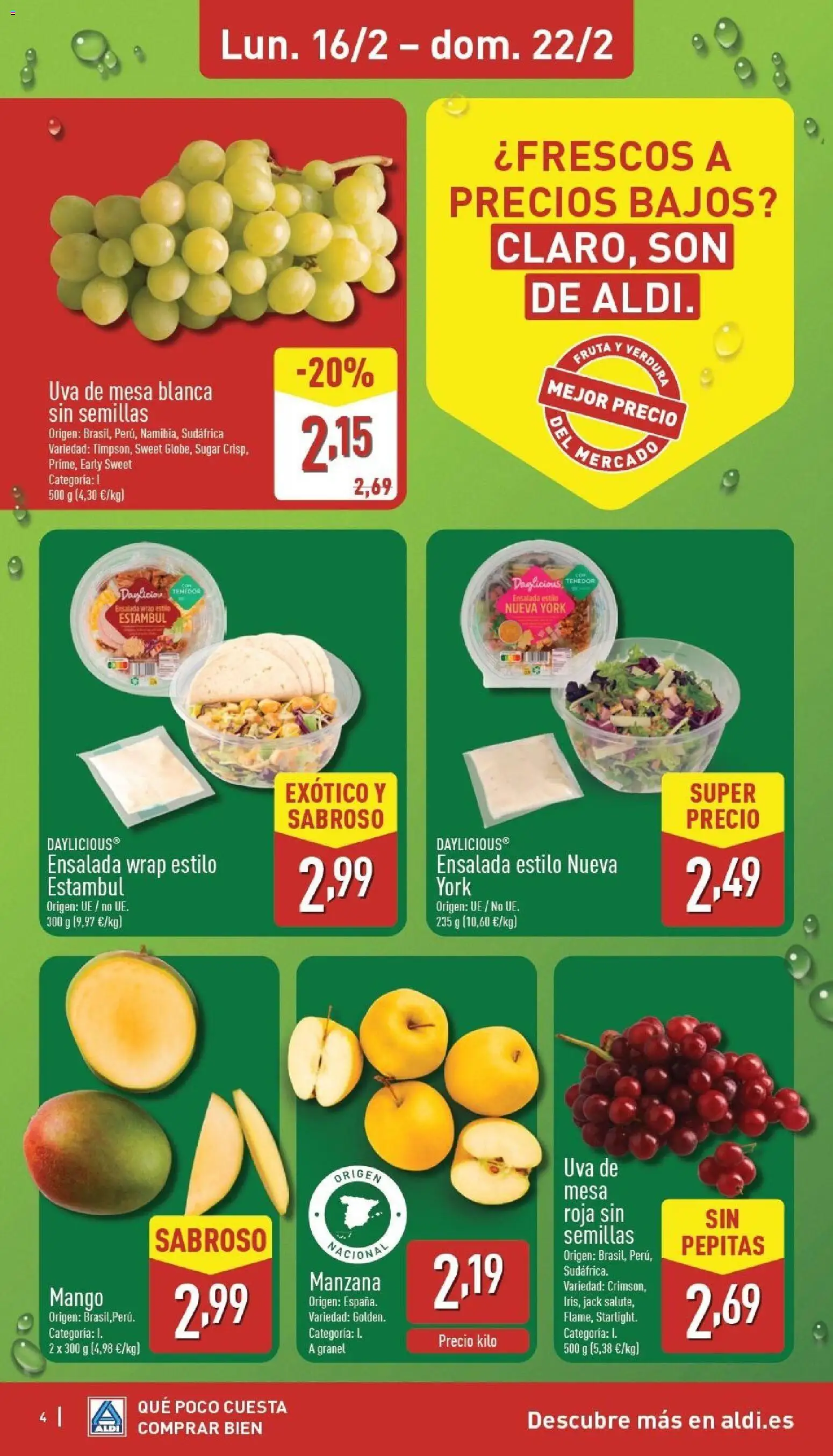 Aldi folleto Península │ válido desde el 16.02.2026 | Página: 4