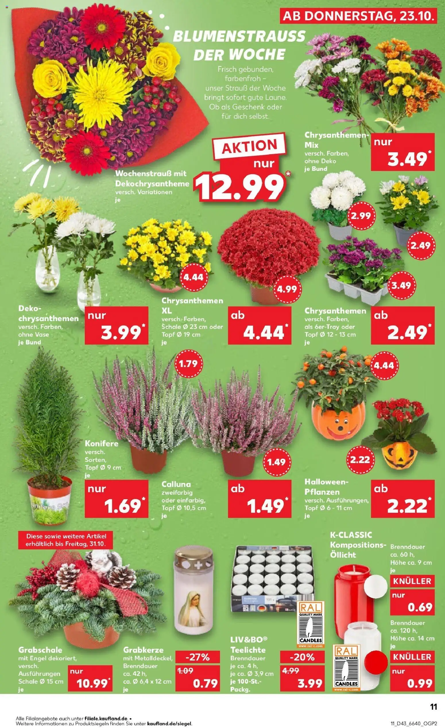 Kaufland prospekt Freising	 – gültig ab 27.10.2025 | Seite: 11 | Produkte: Vase