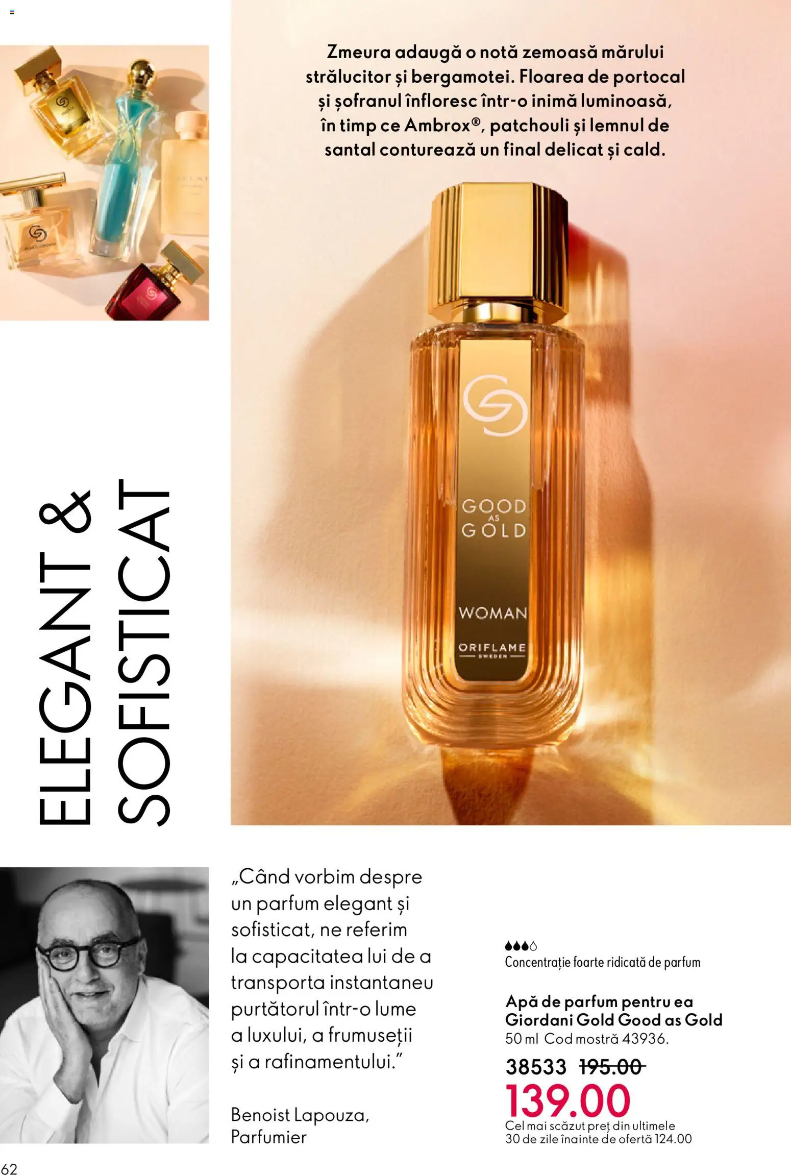 Noul catalog Oriflame – valabil de la 23.12.2025 | Pagină: 62 | Produse: Zmeură, Apă de parfum, Parfum, Apă