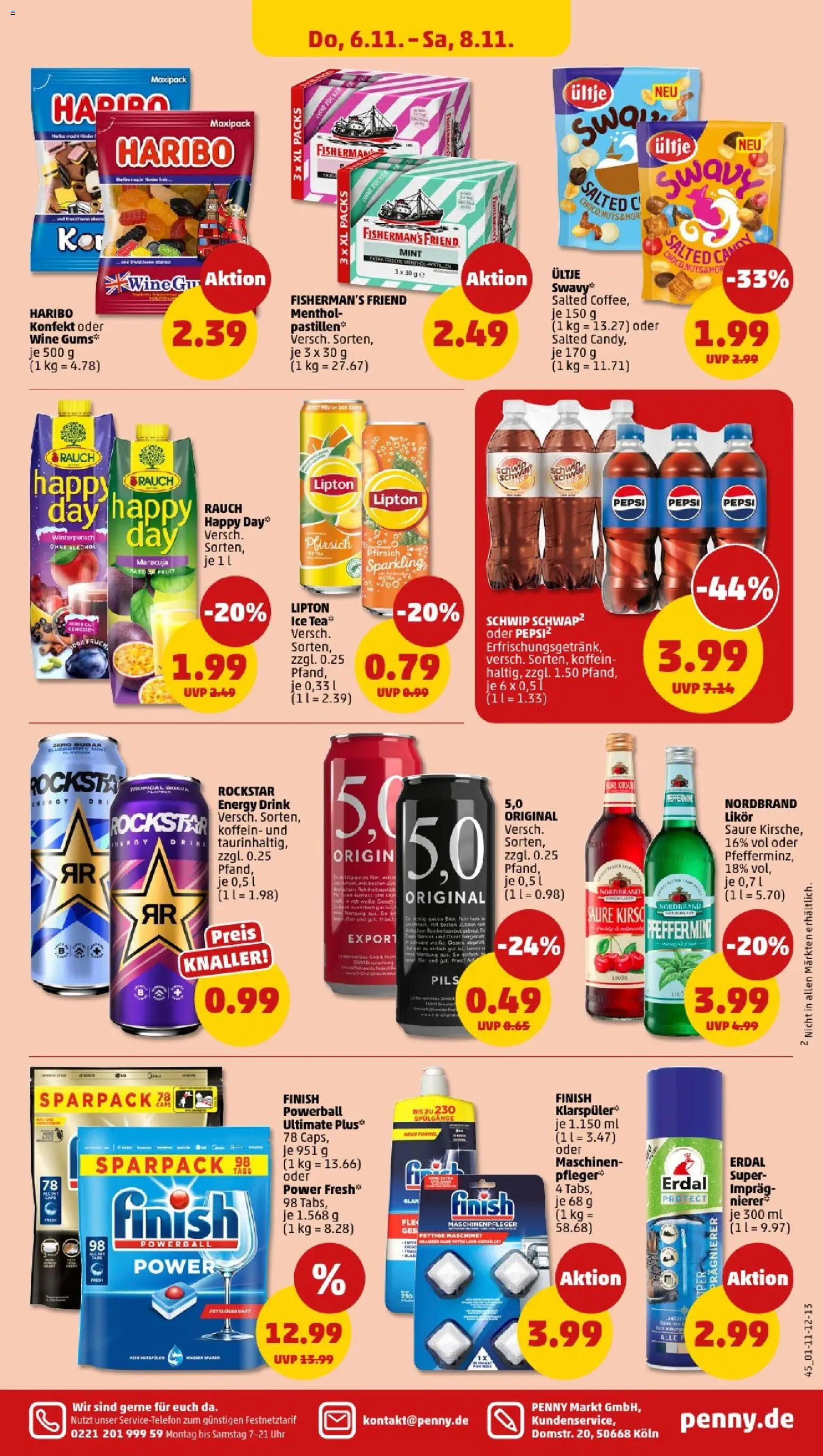 Penny - Sachsen-Anhalt – gültig ab 03.11.2025 | Seite: 47 | Produkte: Haribo, Pils, Zucker, Pfirsich