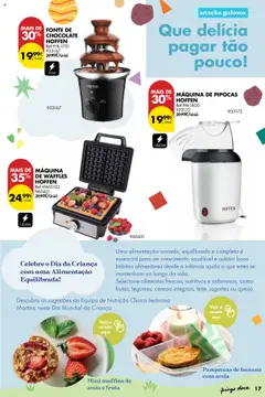 Pingo Doce - Bazar Dia da Criança │ válido de 20.05.2025 | Página: 17 | Produtos: Banana, Panquecas, Chocolate, Máquina de waffles