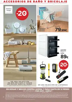 Vista previa Hipercor catálogo válido desde el 12.02.2026 | Página: 36 | Productos: Zapatero, Tendedero, Baño, Ducha