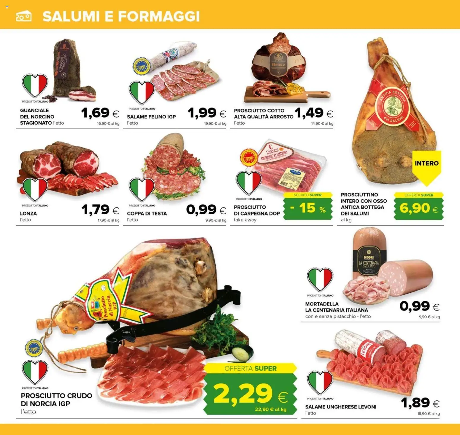 Volantino Oasi del 01.12.2025 | Pagina: 16 | Prodotti: Prosciutto Crudo, Sale, Mortadella, Guanciale
