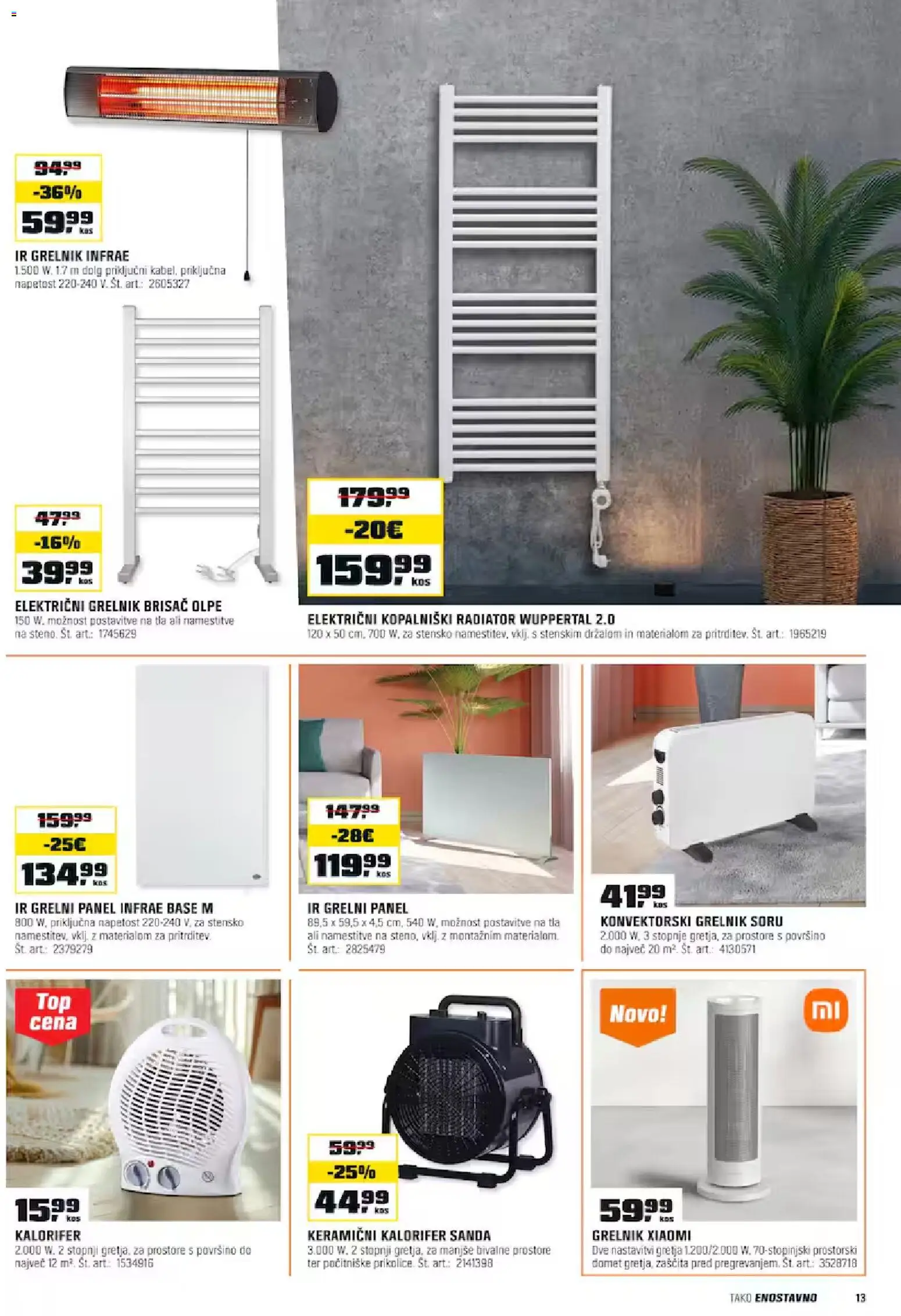 Novi OBI katalog ponudbe – veljaven od 01.10.2025 | Stran: 13 | Izdelki: Radiator
