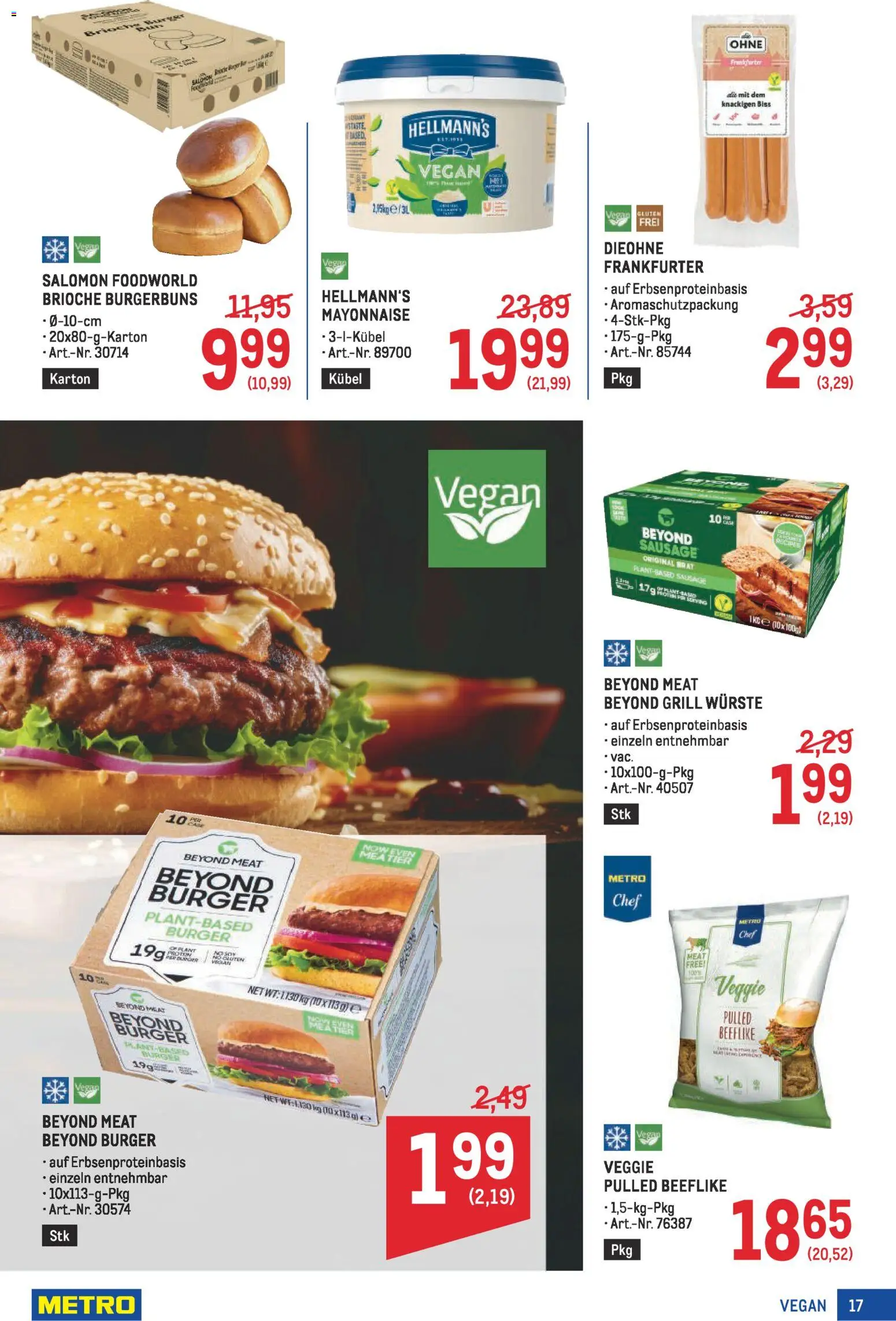 Metro Profi gültig ab 08.01.2026 | Seite: 17 | Produkte: Mayonnaise, Grill