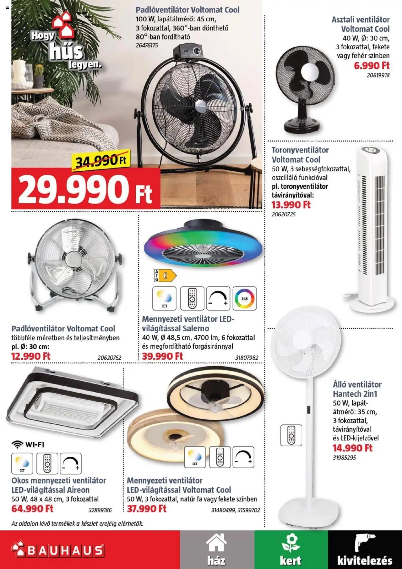 Bauhaus akciós ujság - amely érvényes a következő dátumtól: 03.07.2025 | Oldal: 22 | Termékek: Ventilátor