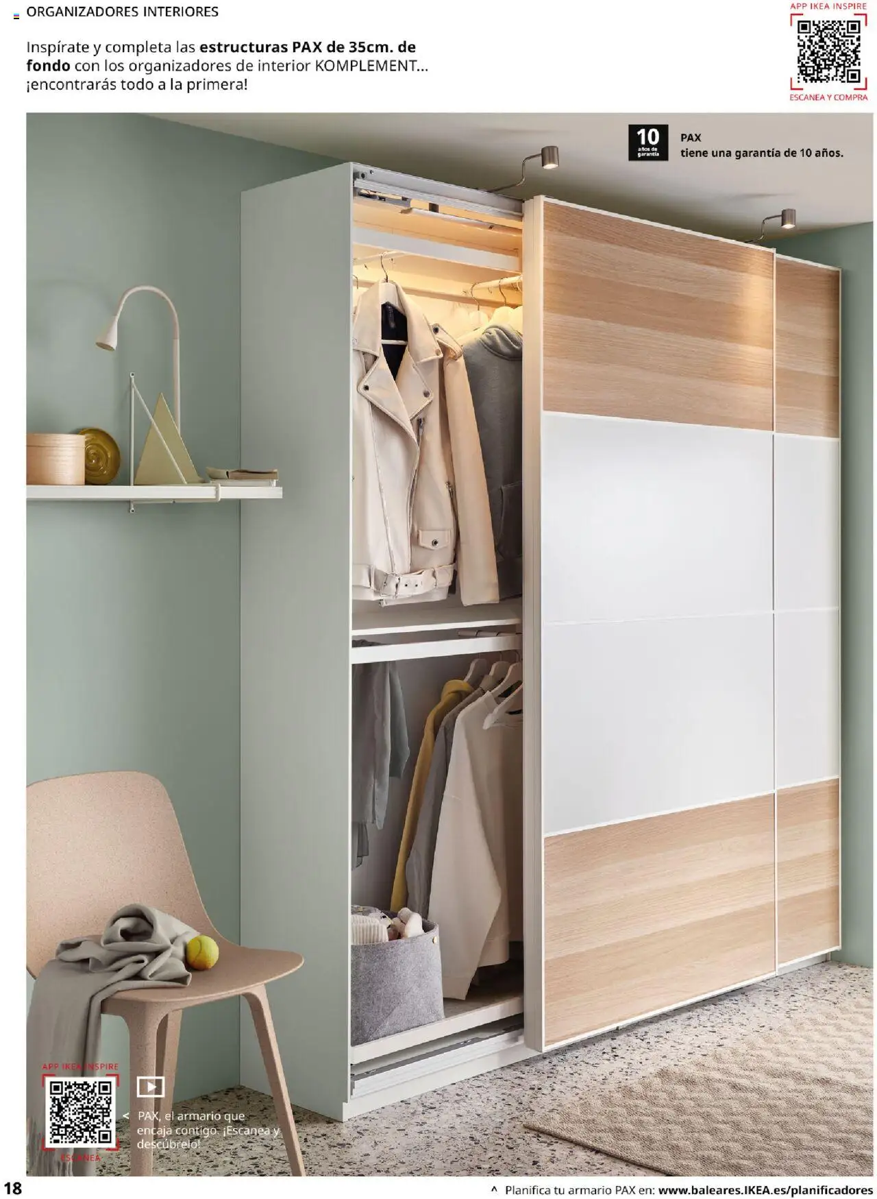Catálogo IKEA Pax y Komplement │ válido desde el 04.02.2025 | Página: 18 | Productos: Armario
