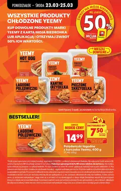 Pogląd oferty "YEEMY PANCAKES, Pancakes z sosem jeżynowym" - ważna od 23.03.2026 | Strona: 91 | Produkty: Karta, Skrzydełka z kurczaka, Pancakes