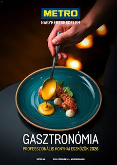 Metro Gasztronómia - amely érvényes a következő dátumtól: 18.02.2026
