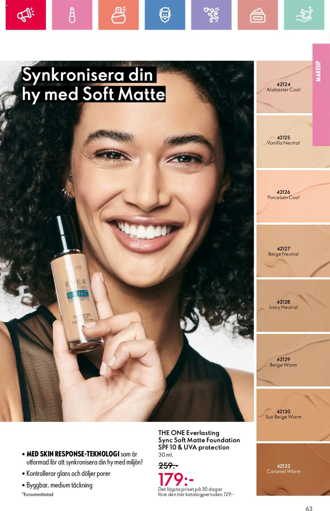 Oriflame reklamblad aktuell från 01.06.2025 | Sida: 63 | Produkter: Foundation