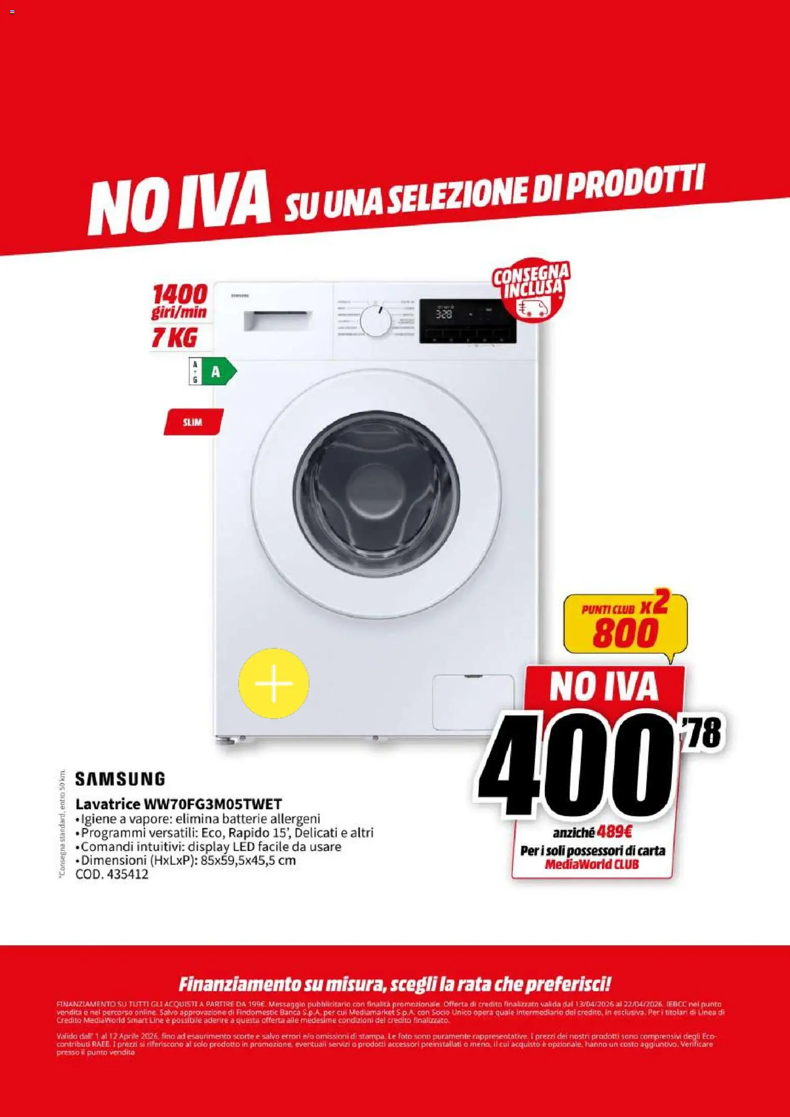 Volantino Media World del 13.04.2026 | Pagina: 43