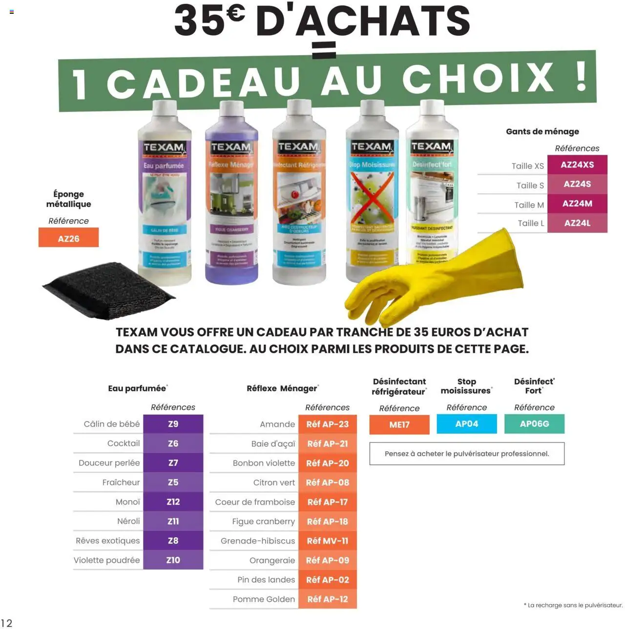  | Page: 12 | Produits: Amande, Citron, Framboise, Pomme