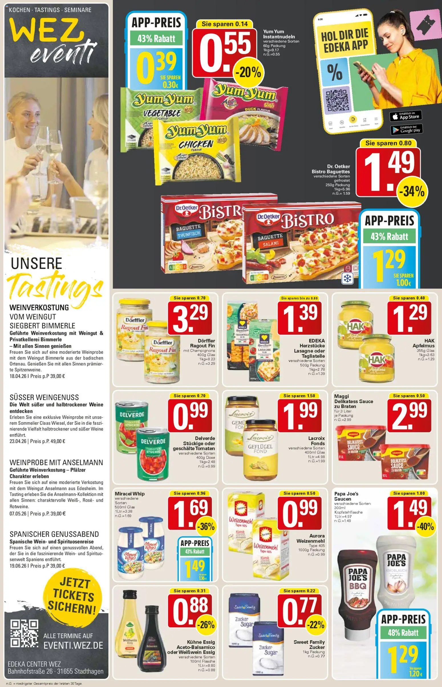 WEZ Prospekt 	 – gültig ab 16.03.2026 | Seite: 10 | Produkte: Maggi, Thunfisch, Tomaten, Weizenmehl