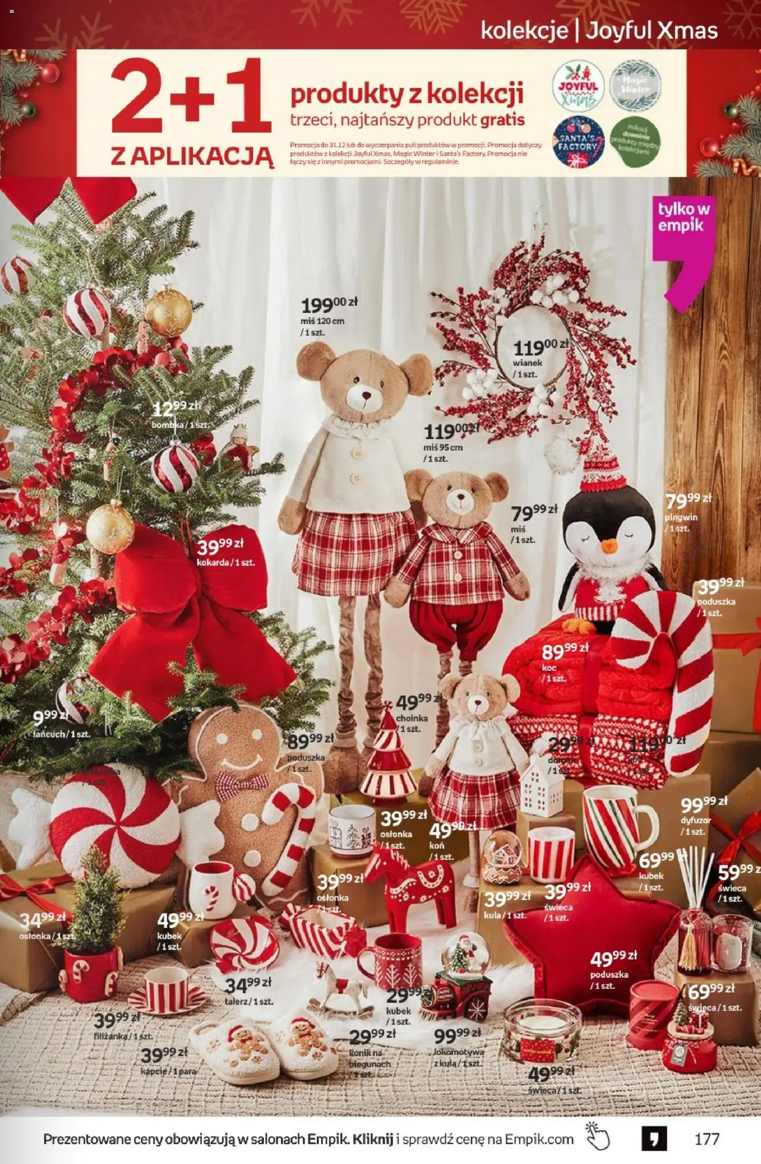 Empik promocje - Tom kultury Zabawki od 10.12.2025 | Strona: 53 | Produkty: Kapcie, Choinka, Poduszka